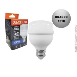 Lâmpada LED Bulbo 40W Price 6500K E27 Bivolt