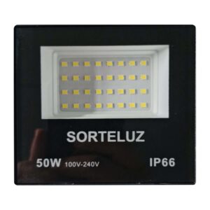 Projetor LED 50W Sorte Luz 6400K Flex Bivolt